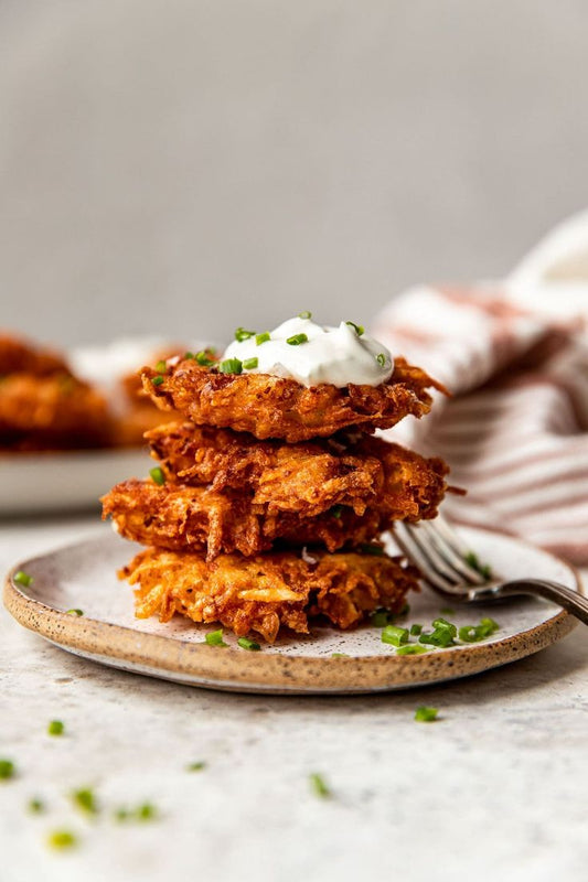 Potato Latkes (Tortitas de Papa Judías)