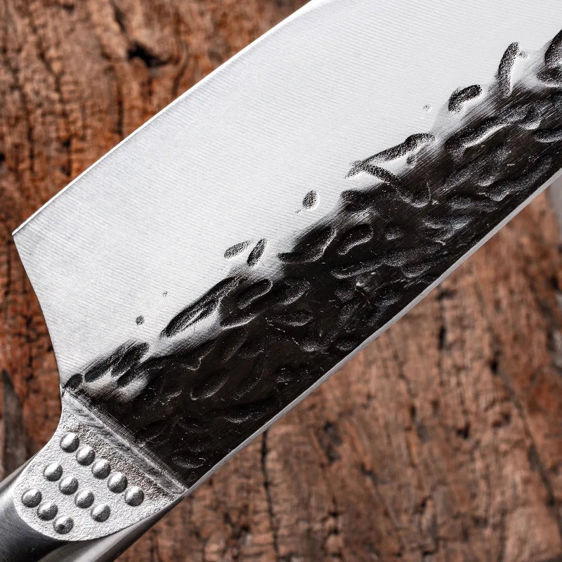 Cuchillo de Chef Japonés Kiritsuke Forjado a Mano