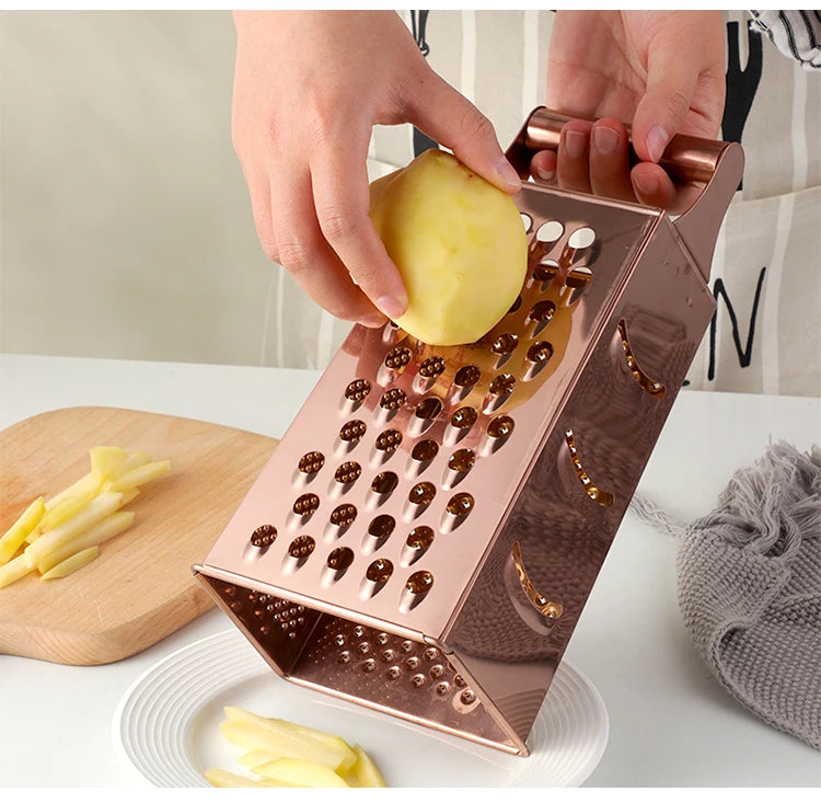 Stainless Steel Multi Functional Vegetable Cutters Grater For Carrots Potato Slicer Kitchen Tool Ginger Garlic Grinding Grater