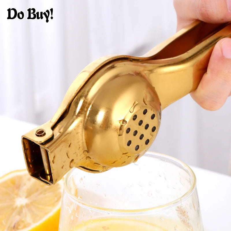 1 Pcs Lemon Squeezer Stainless Steel Orange Fruit Juicer Squeezer Orange Juicer Handle Press Multifunctional Kitchen Tools