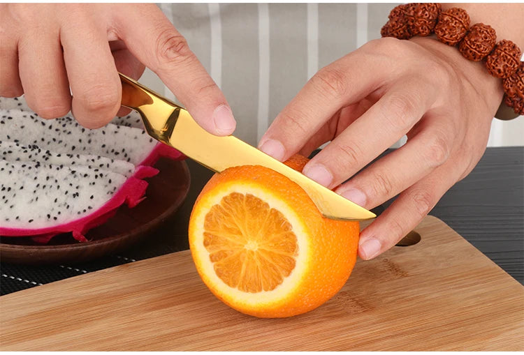 1/2Pcs Stainless Steel Fruit Knife High Quality Fruit Vegetable Cutting Tools Kitchen Bread Knife Sharp Fruit Household Knives