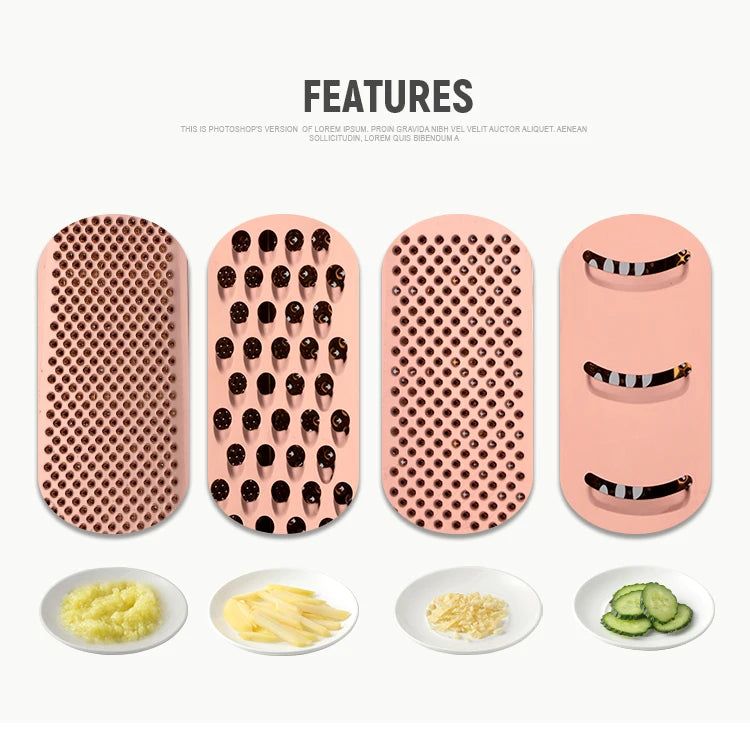 Stainless Steel Multi Functional Vegetable Cutters Grater For Carrots Potato Slicer Kitchen Tool Ginger Garlic Grinding Grater