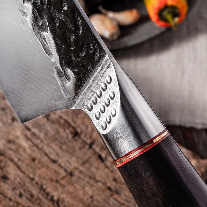 Cuchillo de Chef Japonés Kiritsuke Forjado a Mano