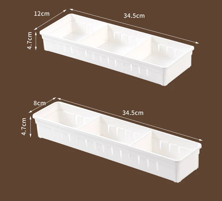 Free Stacking of Kitchen Partition Boxes Sorting Boxes Cosmetics Drawers Partition Storage Boxes and Miscellaneous Sorting Boxes