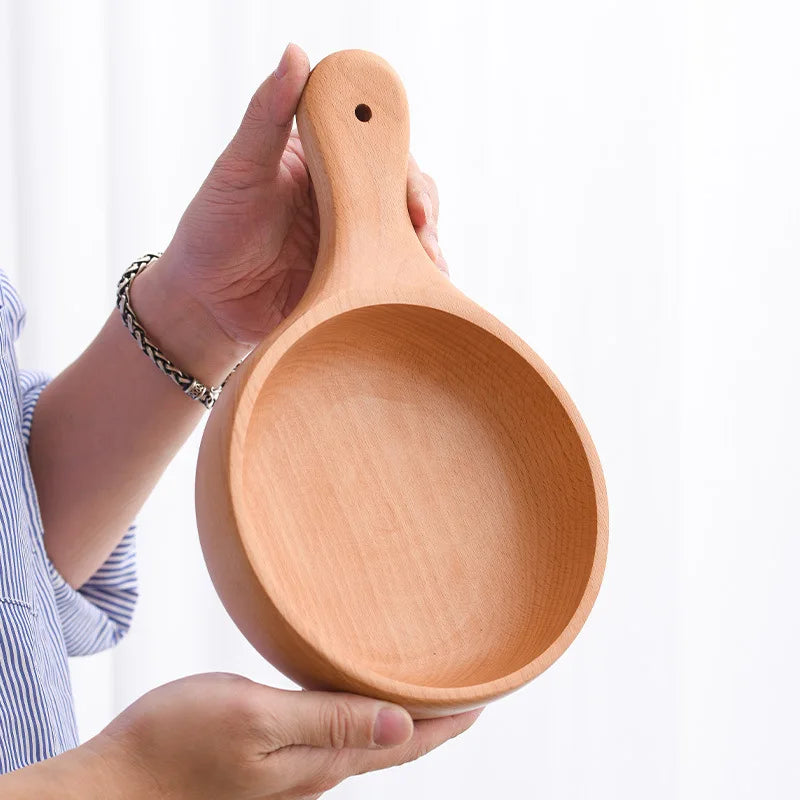 Handcrafted Wooden Bowl for Elegant Dining