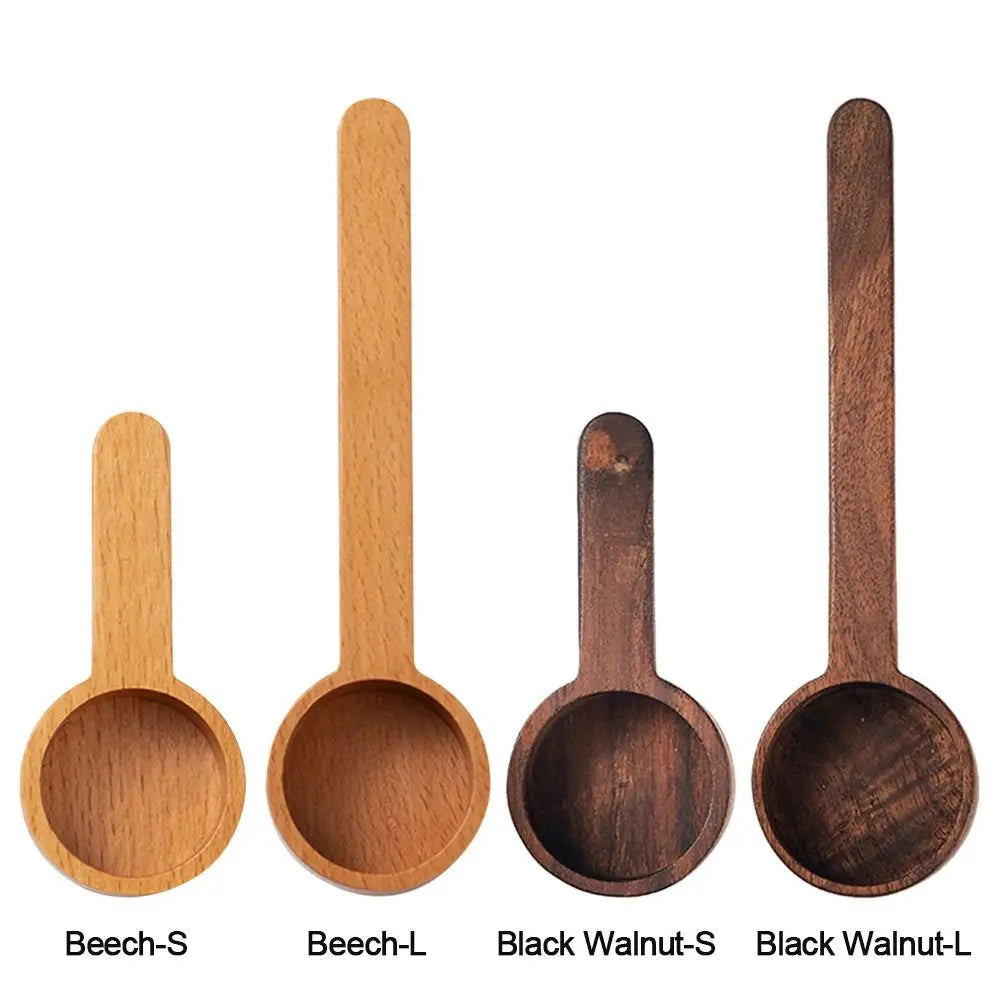 Wooden Measuring Spoon Set Kitchen Measuring Spoons Tea Coffee Scoop Sugar Spice Measure Spoon Measuring Tools for Cooking Home