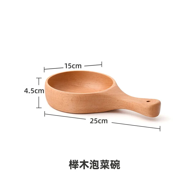 Handcrafted Wooden Bowl for Elegant Dining