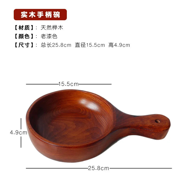 Handcrafted Wooden Bowl for Elegant Dining