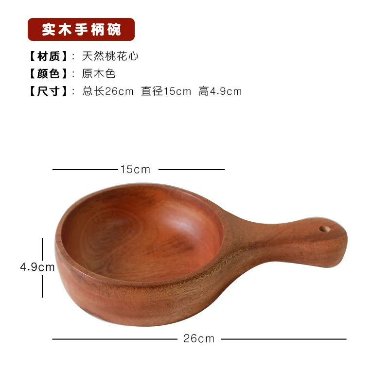 Handcrafted Wooden Bowl for Elegant Dining