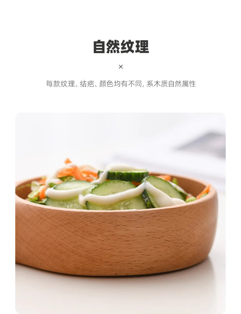 Handcrafted Wooden Bowl for Elegant Dining