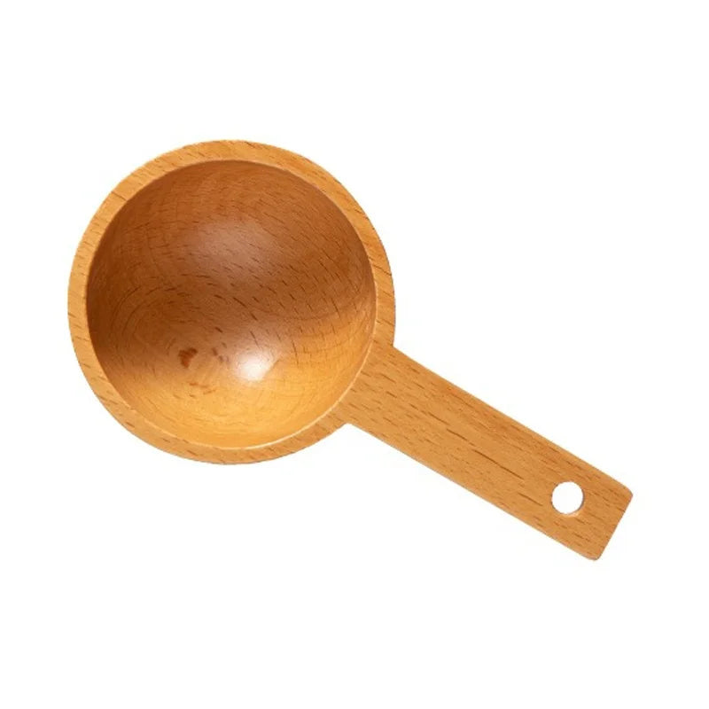 1Pc Mini Wooden Spoons Small Kitchen Spice Condiment Cooking Spoon Sugar Salt Coffee Scoop Salt Seasoning Honey Teaspoons Tool