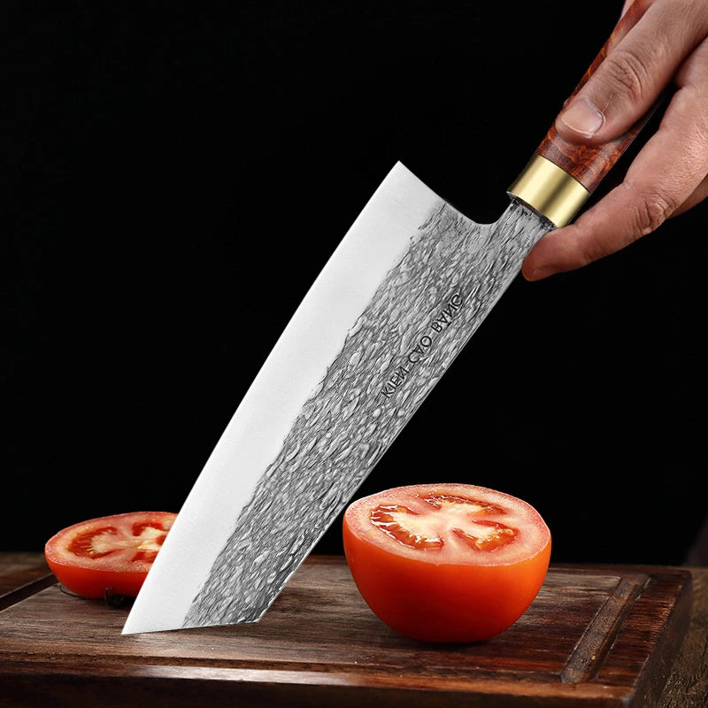 Cuchillo de Chef Japonés Profesional Forjado a Mano