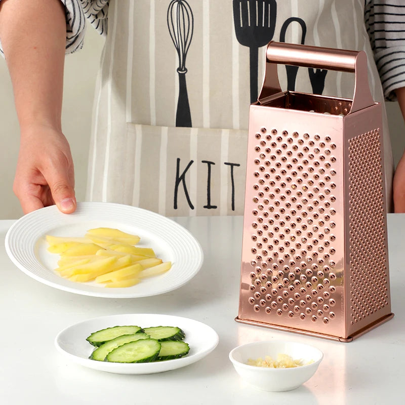 Stainless Steel Multi Functional Vegetable Cutters Grater For Carrots Potato Slicer Kitchen Tool Ginger Garlic Grinding Grater