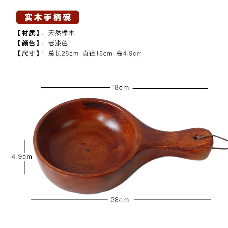 Handcrafted Wooden Bowl for Elegant Dining