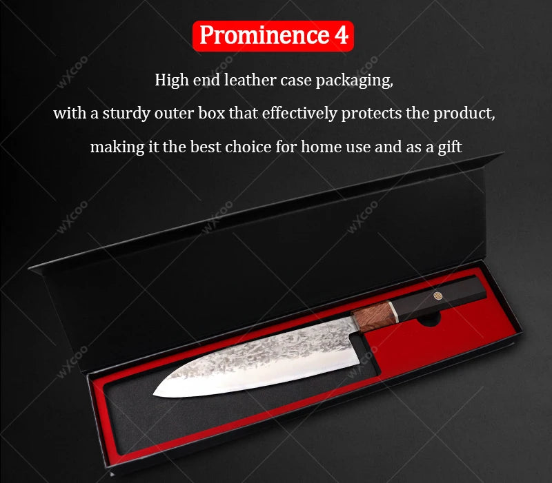 Cuchillo Santoku Japonés Profesional de Acero Inoxidable