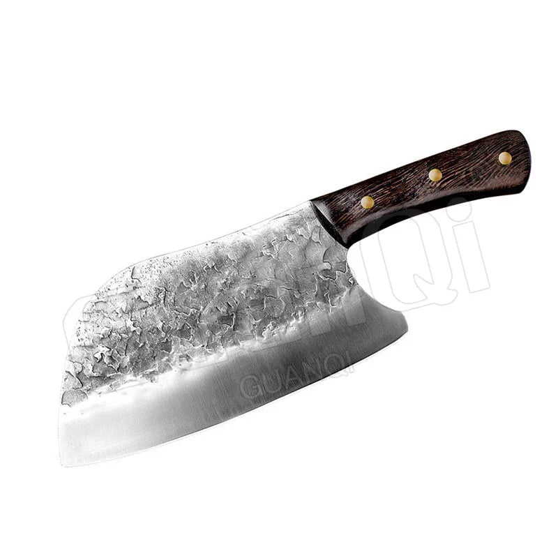 Cuchillo de Cocina Forjado a Mano – Picador de Huesos Profesional