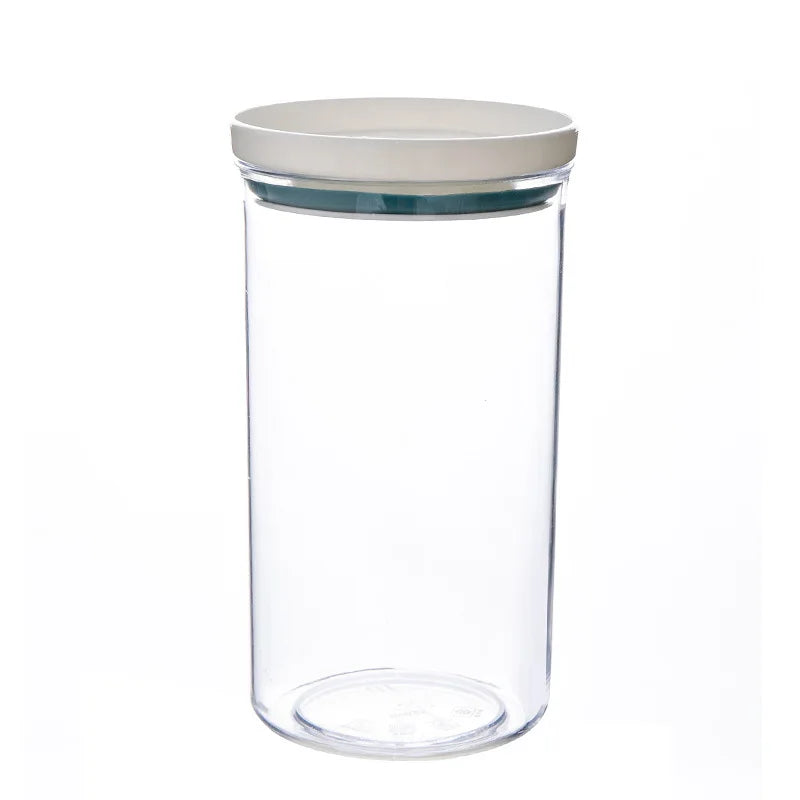 Food Container Storage Jars Transparent Food Canister for Mason Candy Spices Cookie Jar Sealed Ring Bottles Kitchen Storage Box