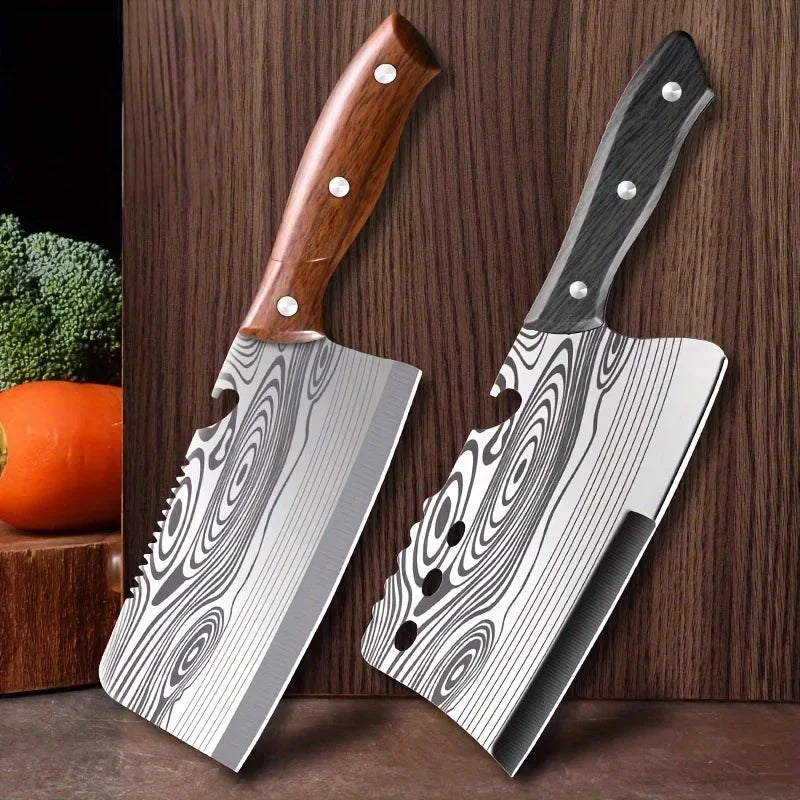 Cuchillo de Cocina Curvo – Doble Uso, Ideal para Cortar Verduras y Uso Doméstico