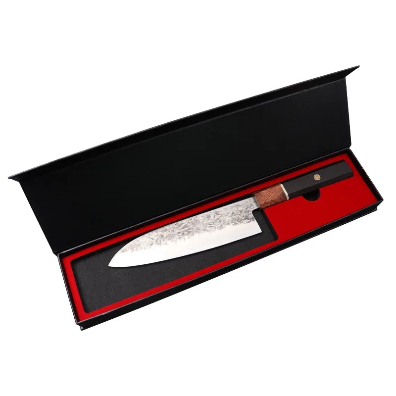 Cuchillo Santoku Japonés Profesional de Acero Inoxidable