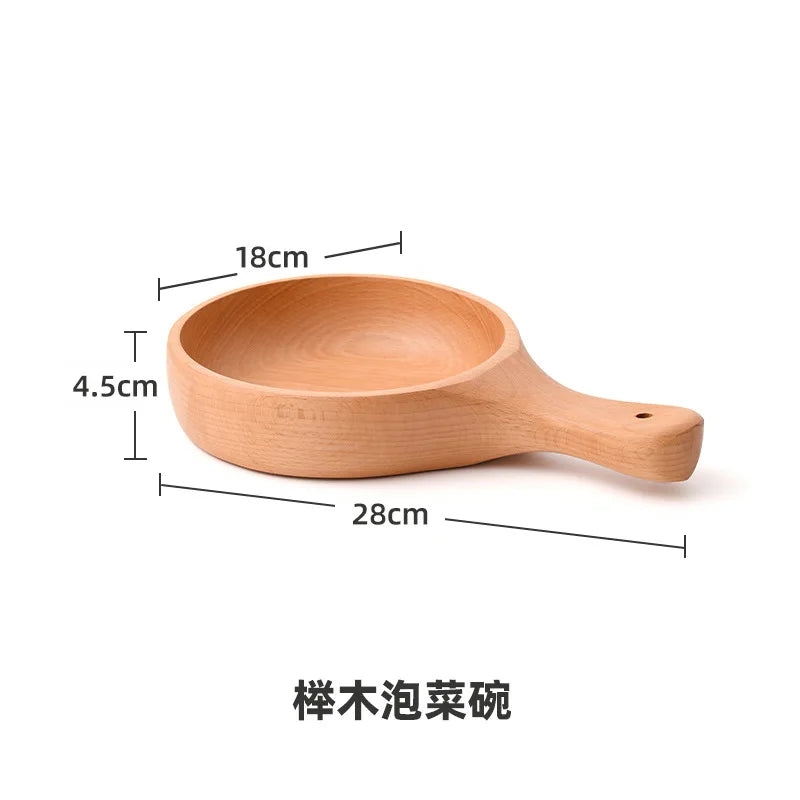 Handcrafted Wooden Bowl for Elegant Dining