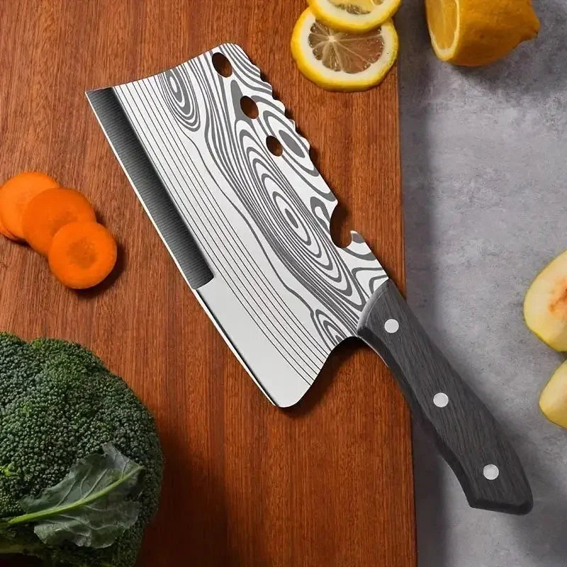 Cuchillo de Cocina Curvo – Doble Uso, Ideal para Cortar Verduras y Uso Doméstico