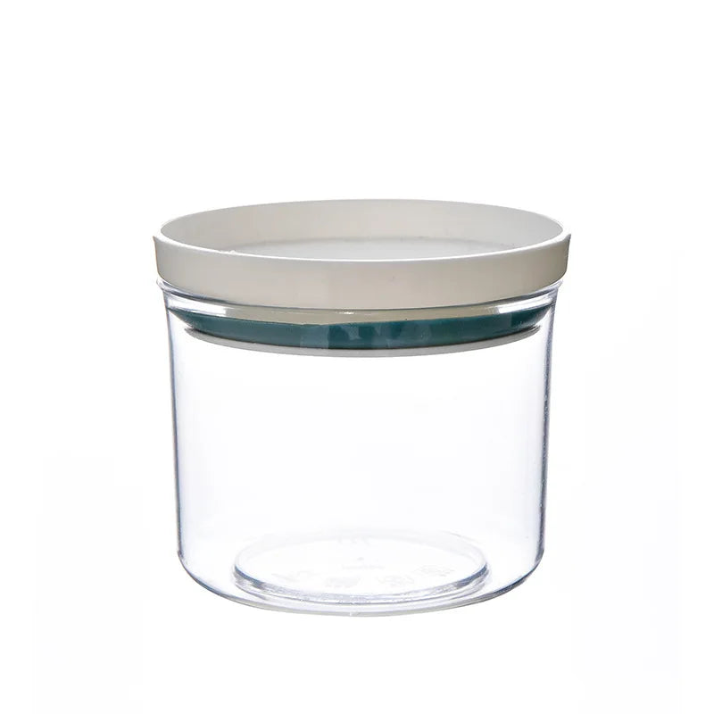 Food Container Storage Jars Transparent Food Canister for Mason Candy Spices Cookie Jar Sealed Ring Bottles Kitchen Storage Box