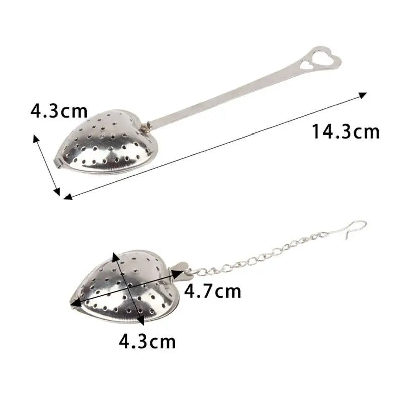 Reusable Stainless Steel Tea Infuser Mesh Ball Tea Strainer Coffee Herbs  Filter Diffuser Handle Tea Ball Kitchen Accessories