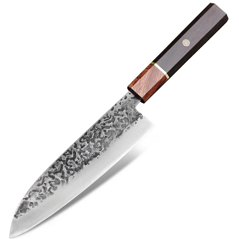 Cuchillo Santoku Japonés Profesional de Acero Inoxidable