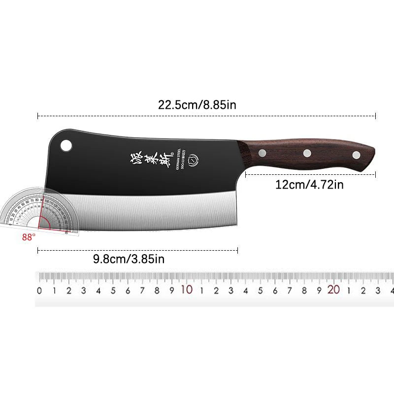 Cuchillo para Cortar Huesos – Doble Propósito, Ultra Afilado, Ideal para Chef y Cocina