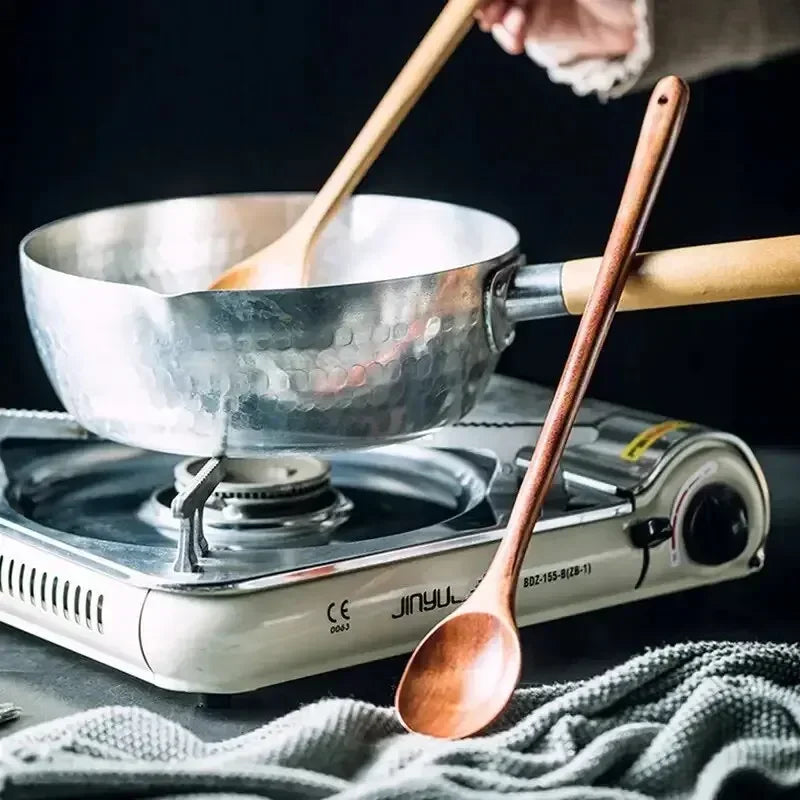 Long Wooden Stirring Spoon Natural Wood Soup Tableware Cooking Honey Coffee Spoon Mixing Spoon Wood Utensils VIE LENTE