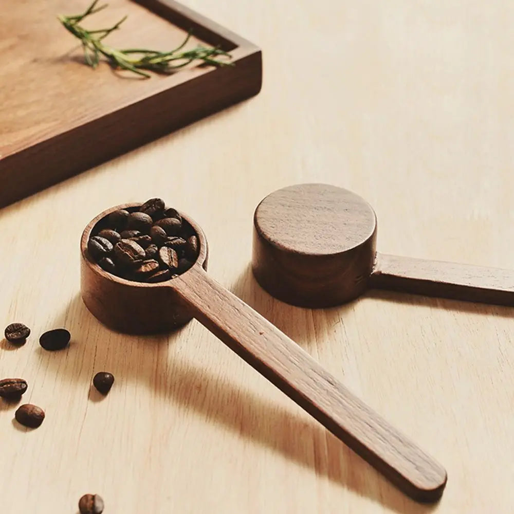 Wooden Measuring Spoon Set Kitchen Measuring Spoons Tea Coffee Scoop Sugar Spice Measure Spoon Measuring Tools for Cooking Home