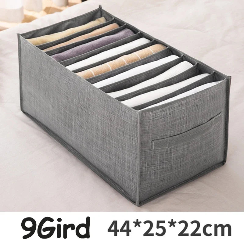 Thicken Clothes Organizer Pants Sweater Storage Cabinets Drawers Organizer Jeans Storage Box Wardrobe Clothes Storage Organizers