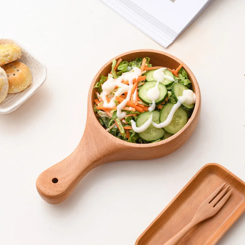 Handcrafted Wooden Bowl for Elegant Dining