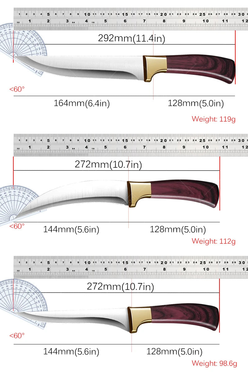 Cuchillo Japonés Profesional WXCOO de Acero Inoxidable